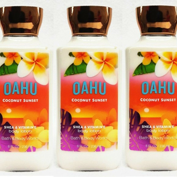 Bath & Body Works Other - 3X Bath & Body Works Oahu Coconut Body Lotion, 8 ounce bottles, 3 Pack